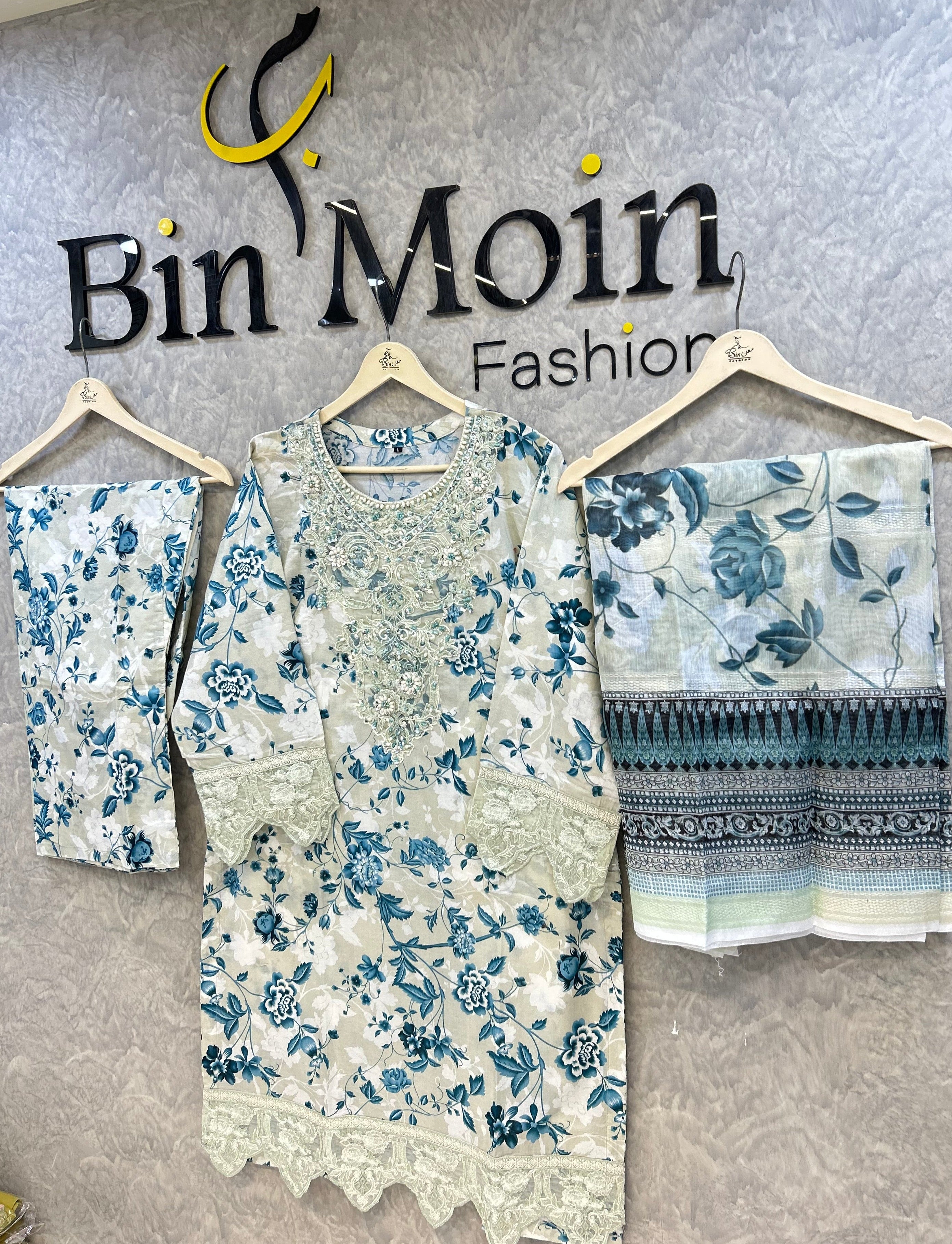 Teal blossom : Article No D-0012