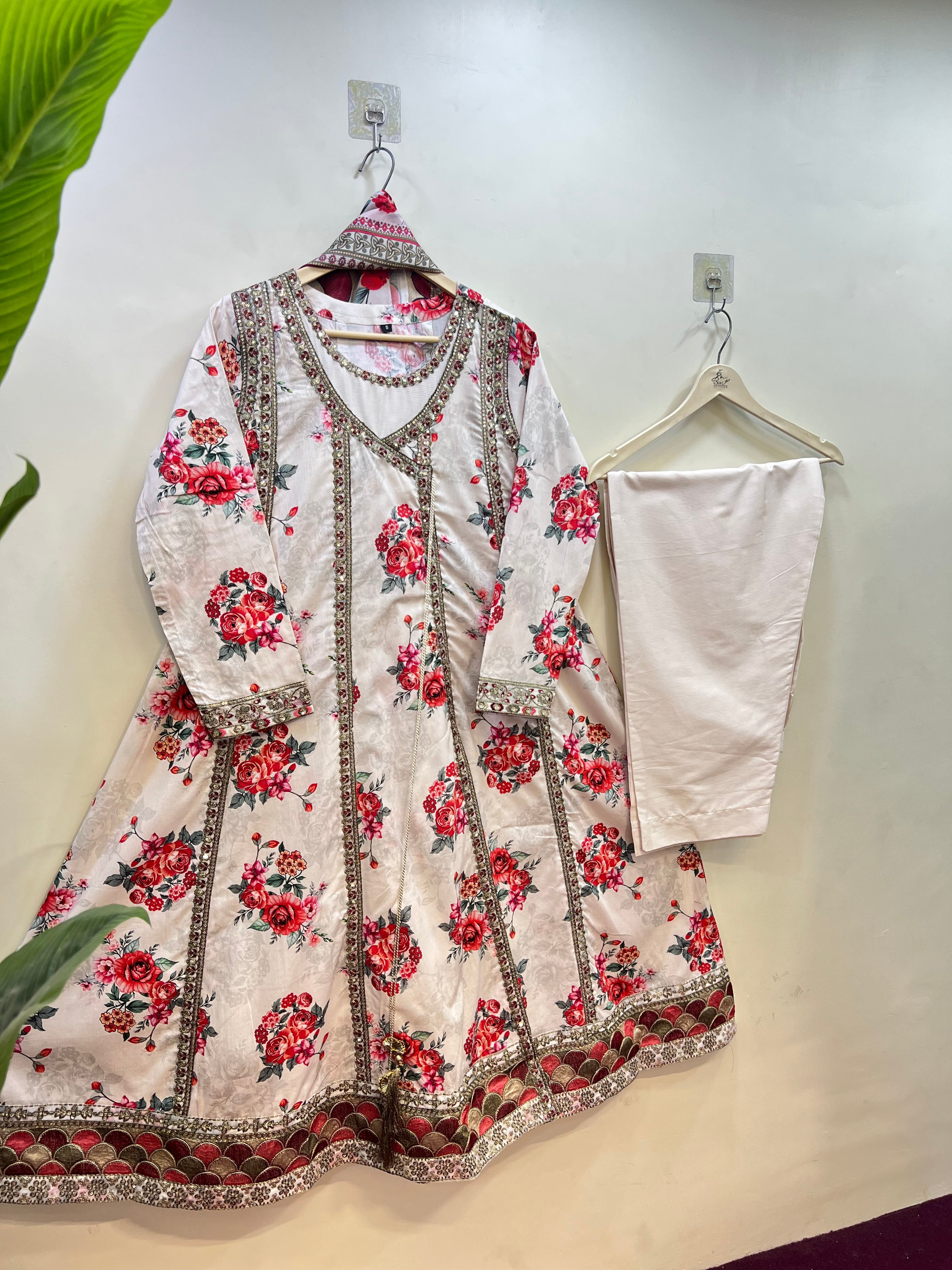Article No B003 / Rose Garden Three Piece Frock