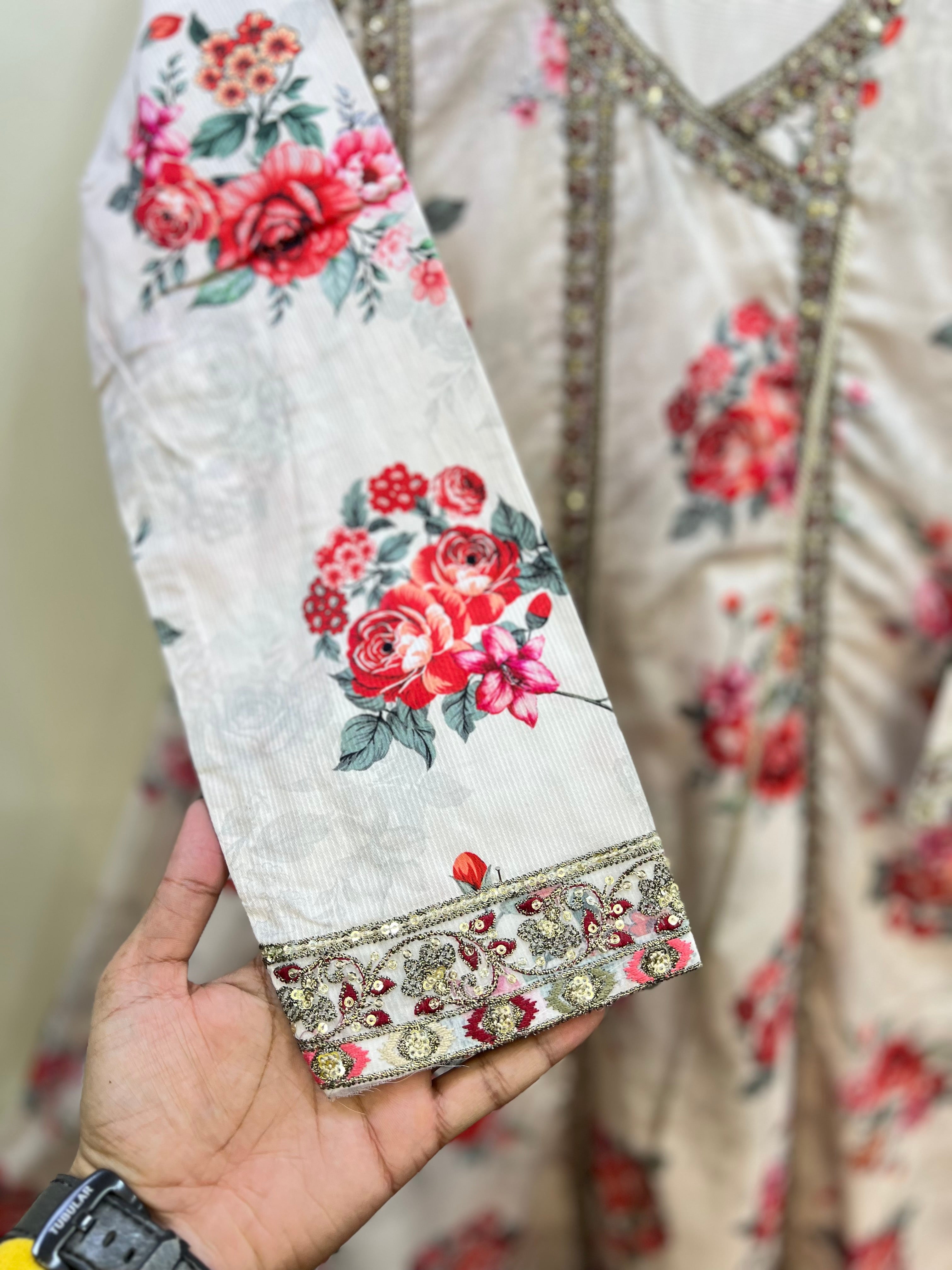 Article No B003 / Rose Garden Three Piece Frock