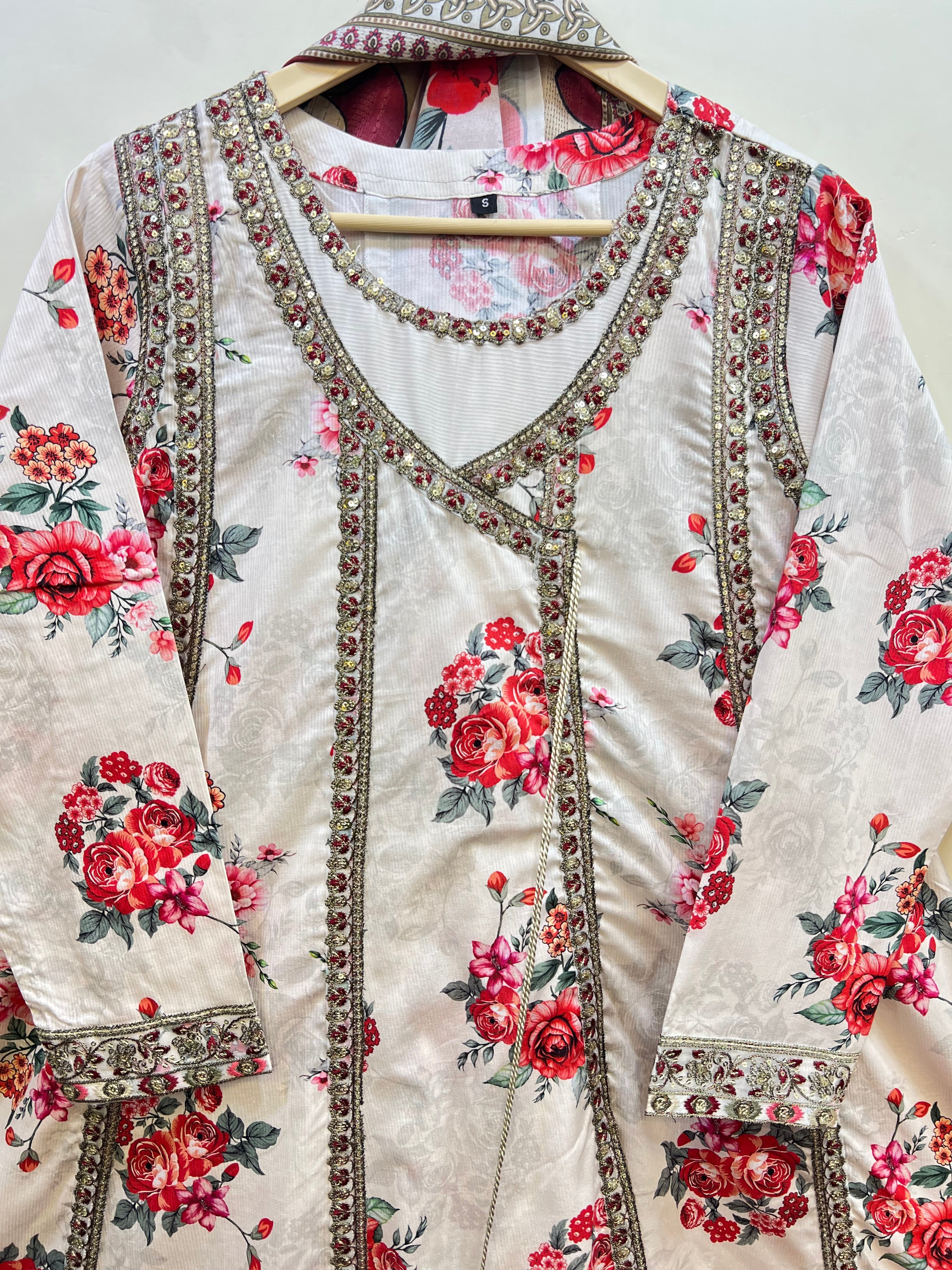 Article No B003 / Rose Garden Three Piece Frock