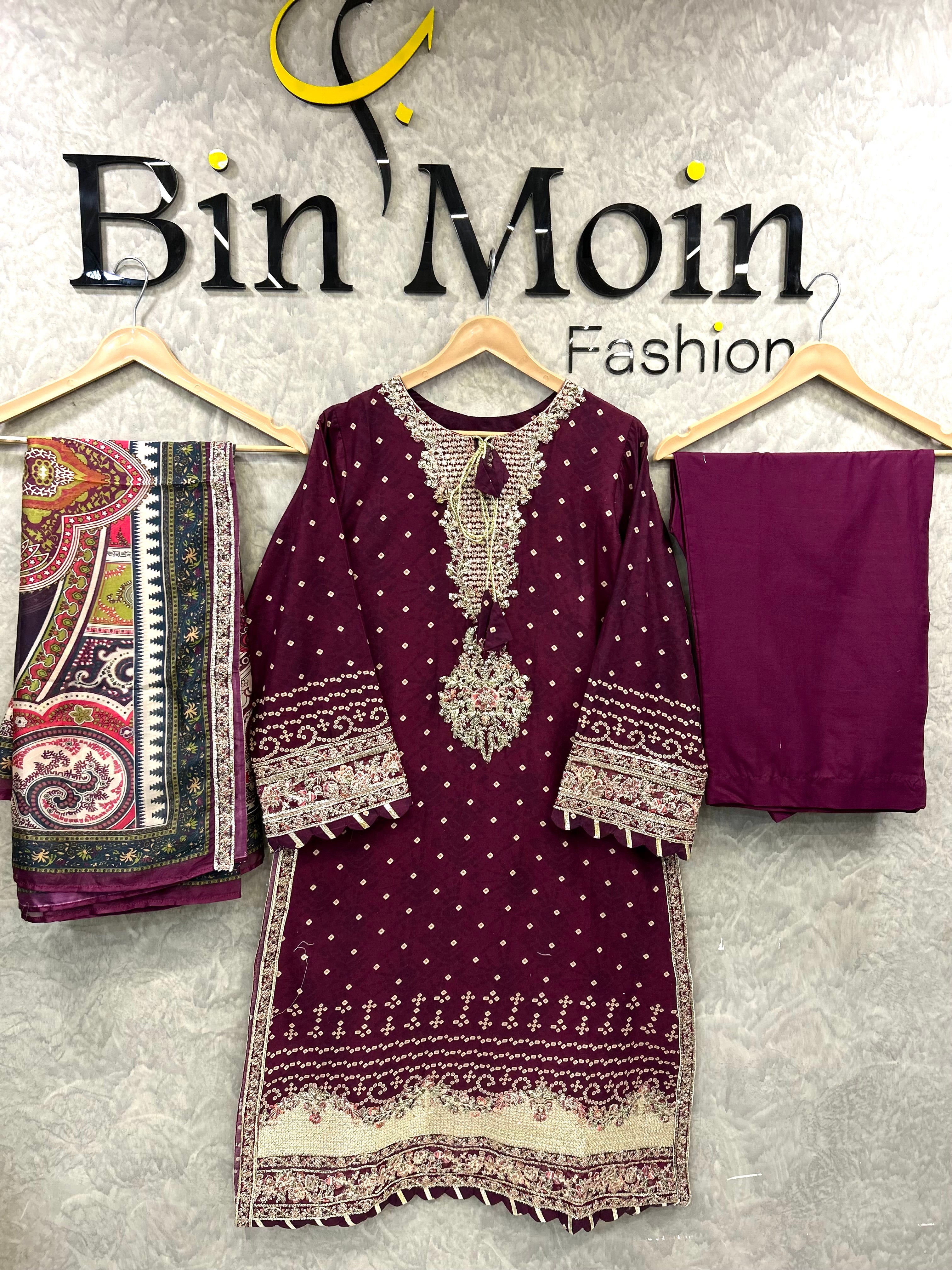 Royal Maroon | Article No D-043