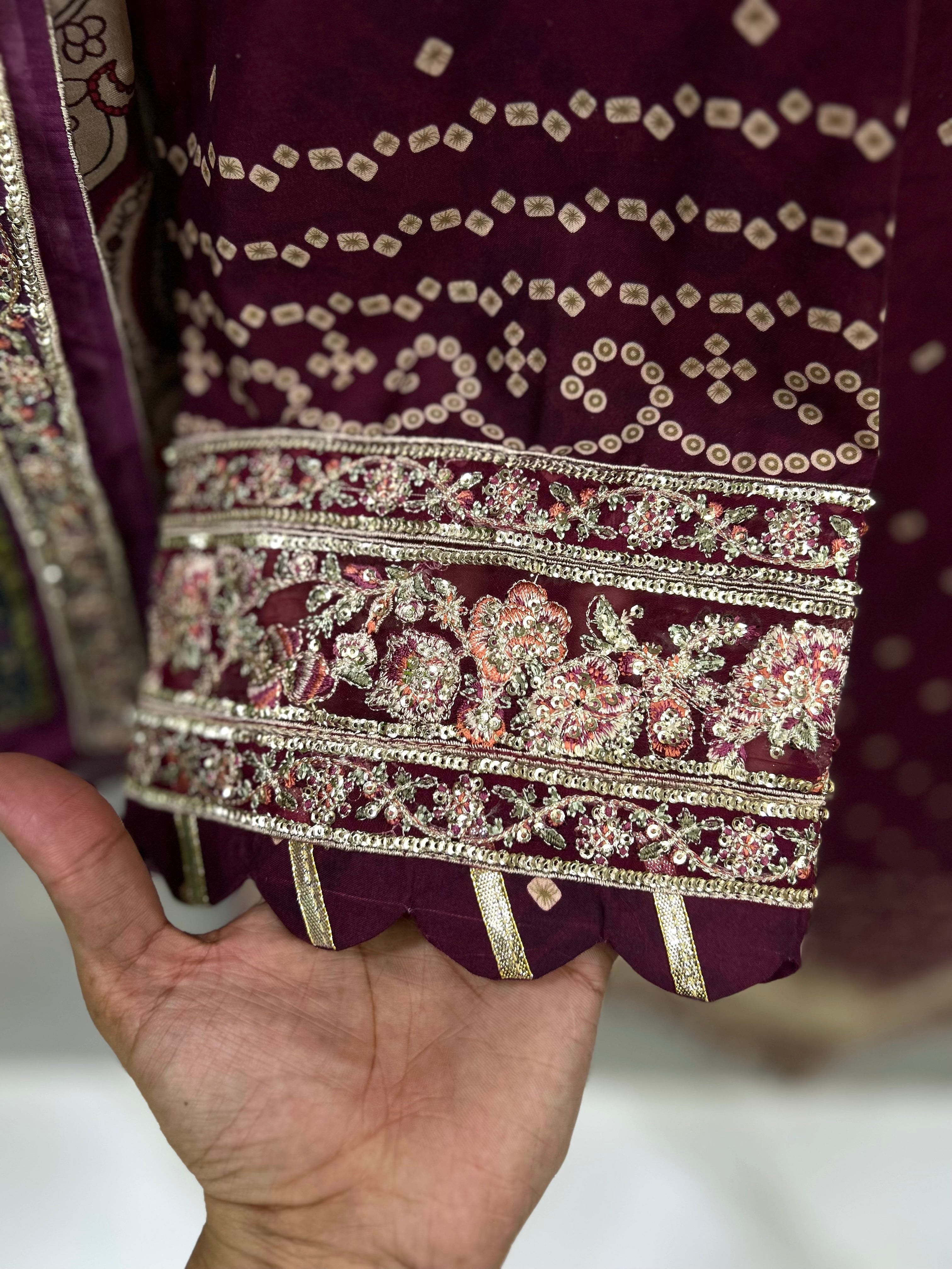 Royal Maroon | Article No D-043