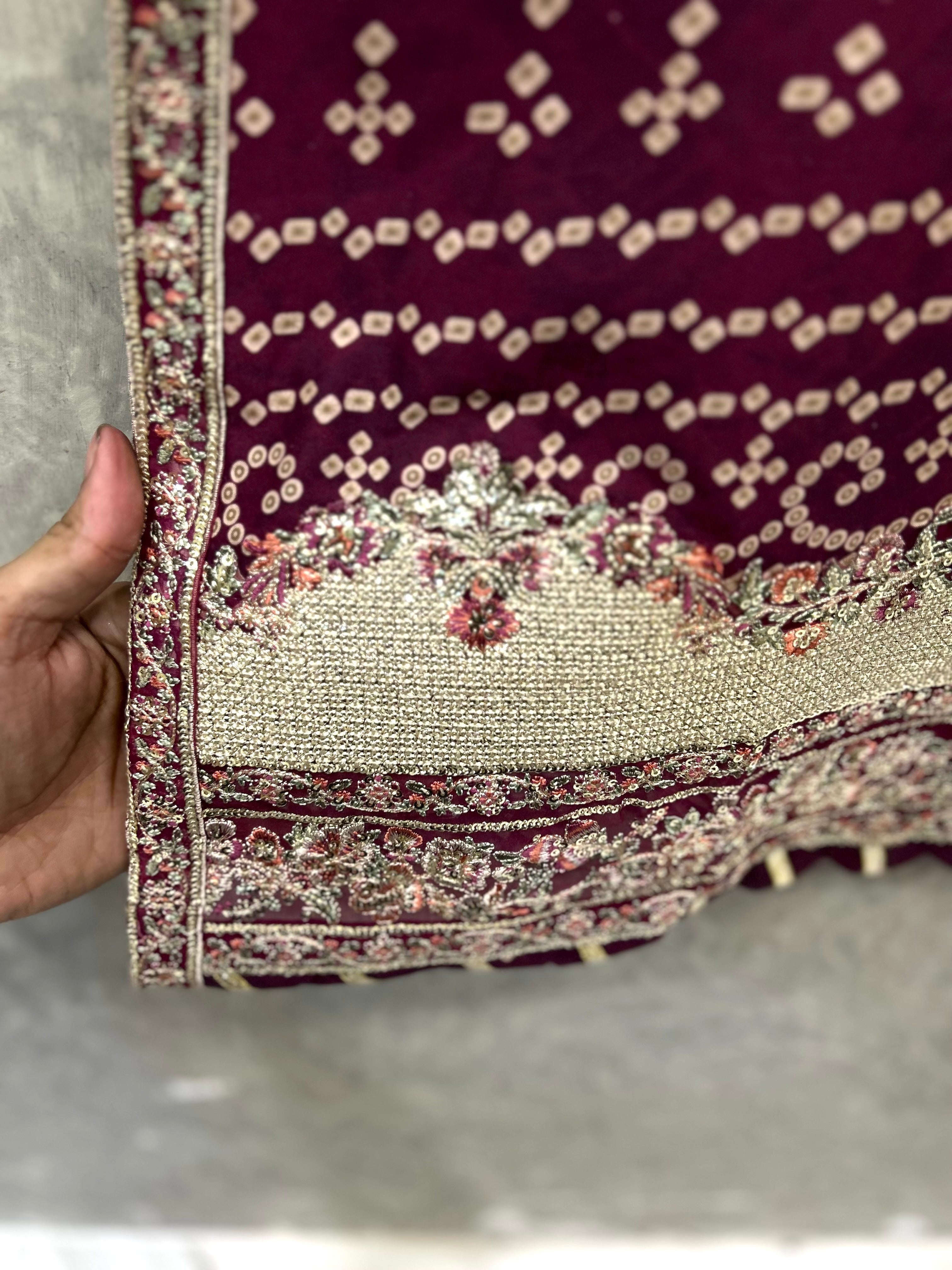 Royal Maroon | Article No D-043