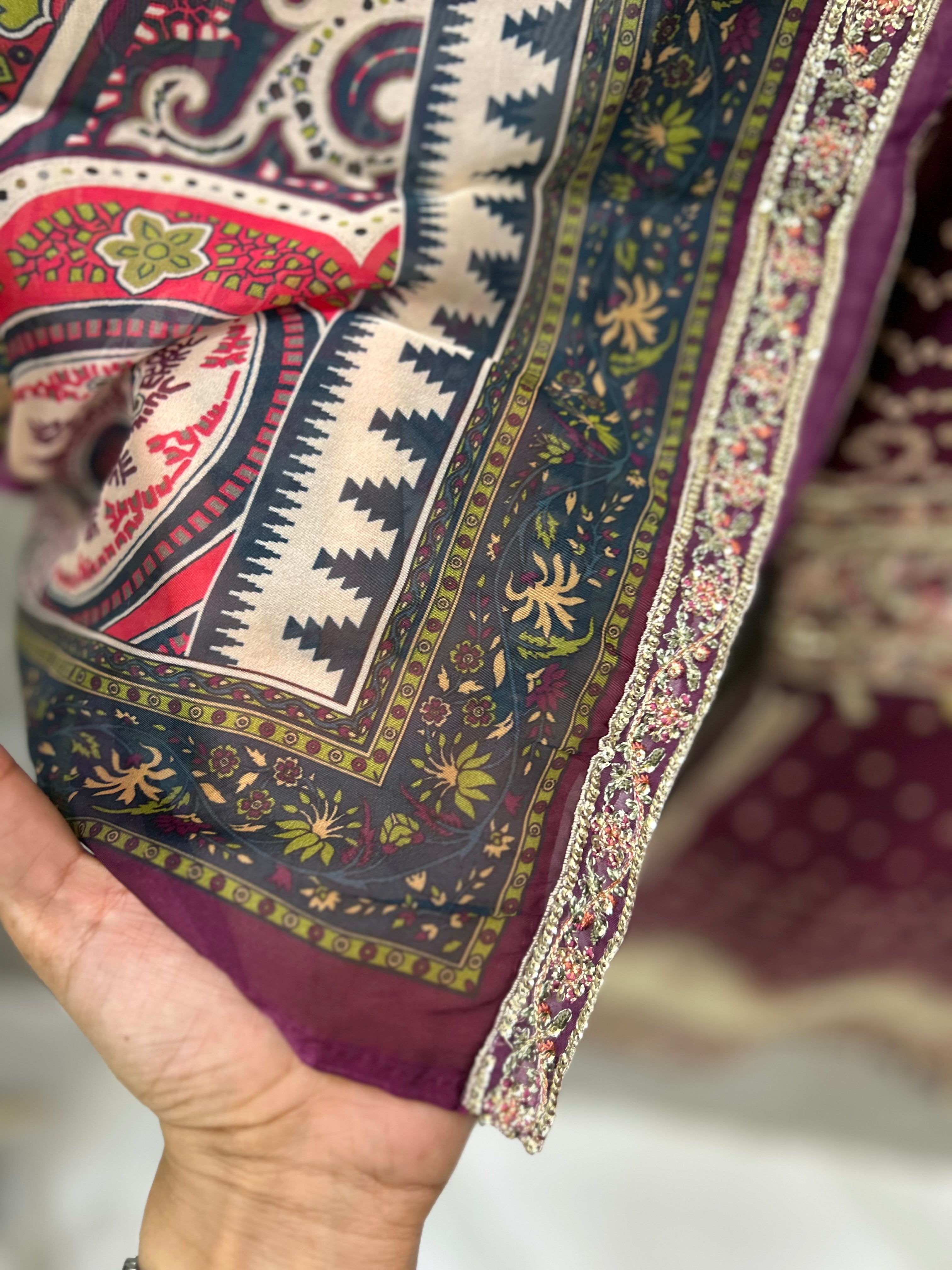 Royal Maroon | Article No D-043