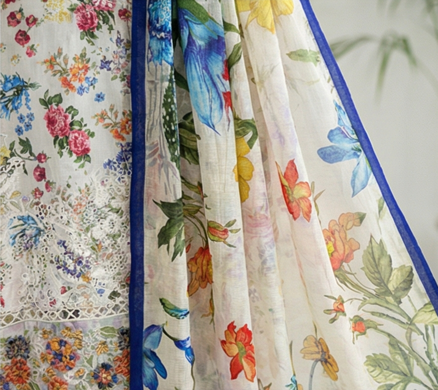 Floral Lace Symphony | Article No D-1004