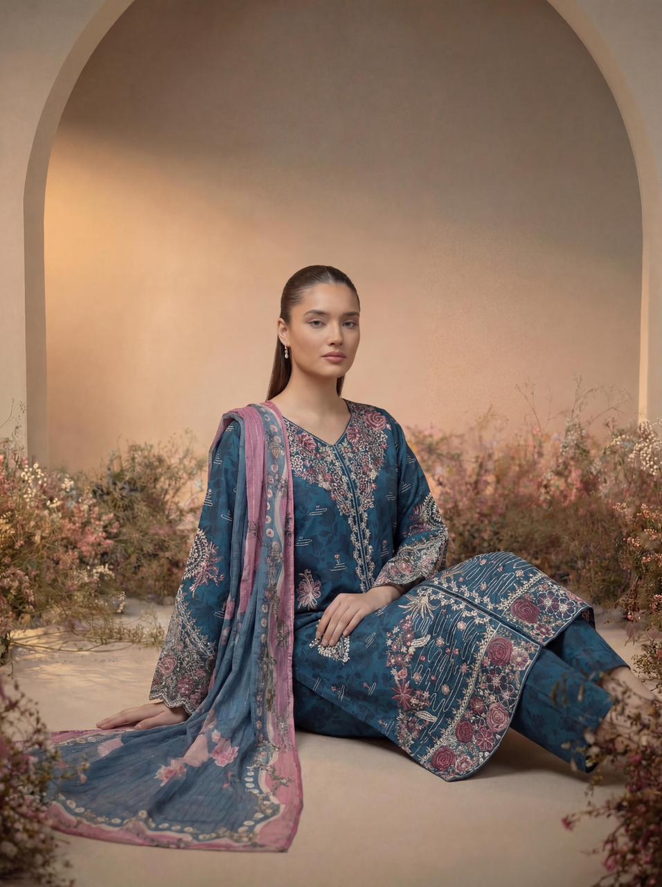 Sapphire Bloom | Article No D-140